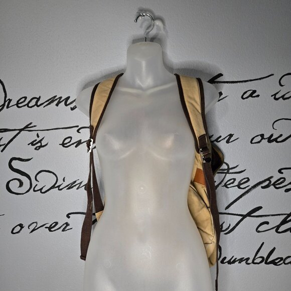 Canvas Backpack, Large Capacity, Multi-Functional Durable Outdoor Rucksack - Picture 5 of 6